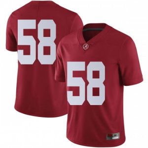 Youth Alabama Crimson Tide #58 Christian Barmore Crimson Limited NCAA College Football Jersey 2403CZDG4